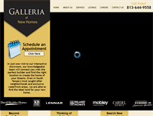 Tablet Screenshot of galleriaofnewhomes.com